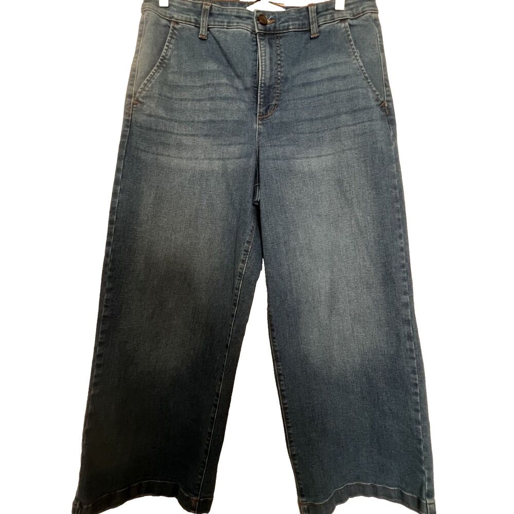Ella Moss Womens Jeans 12 Wide Leg Denim Medium Blue Y2K